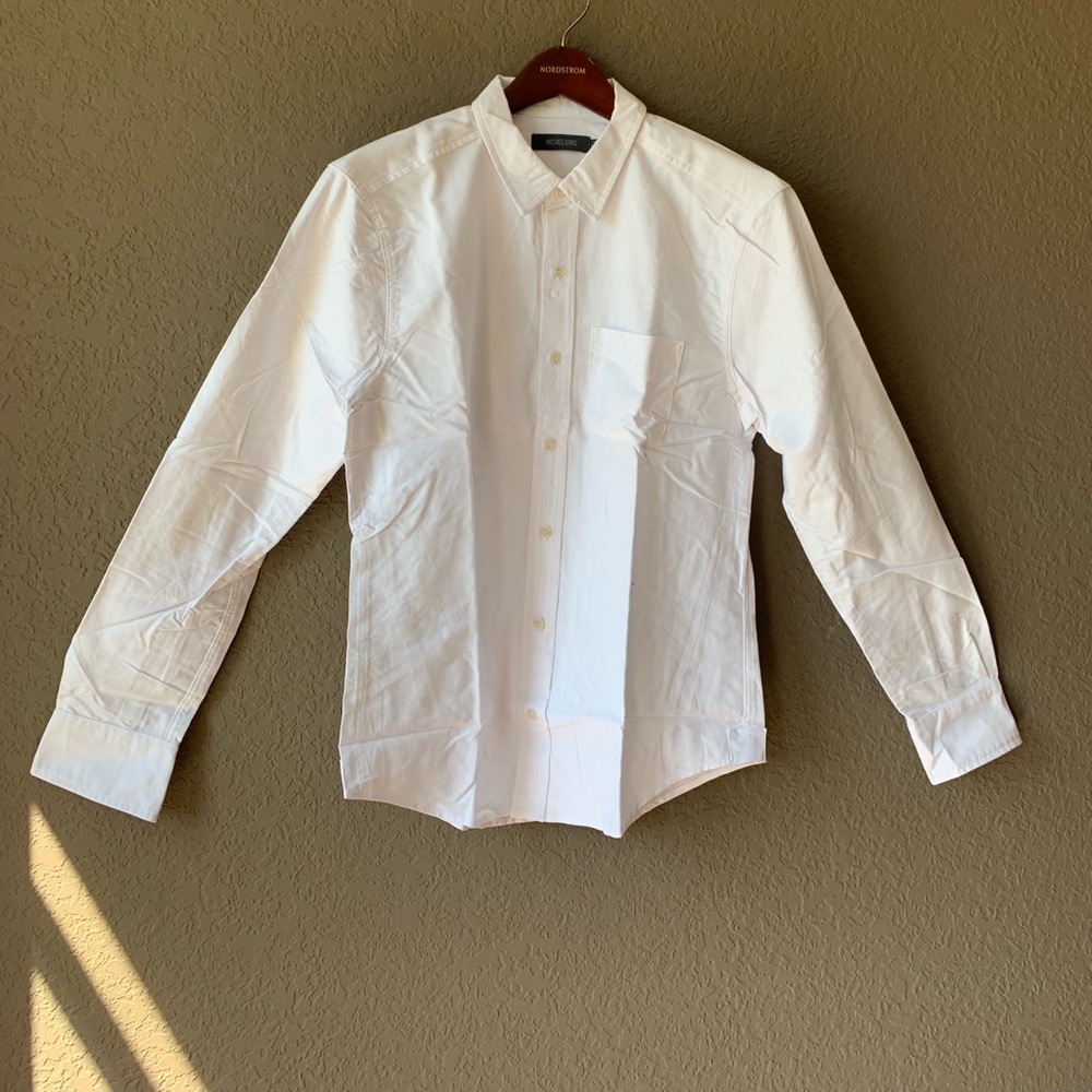 Michael Star Made inUSA weight cotton fitted shirt